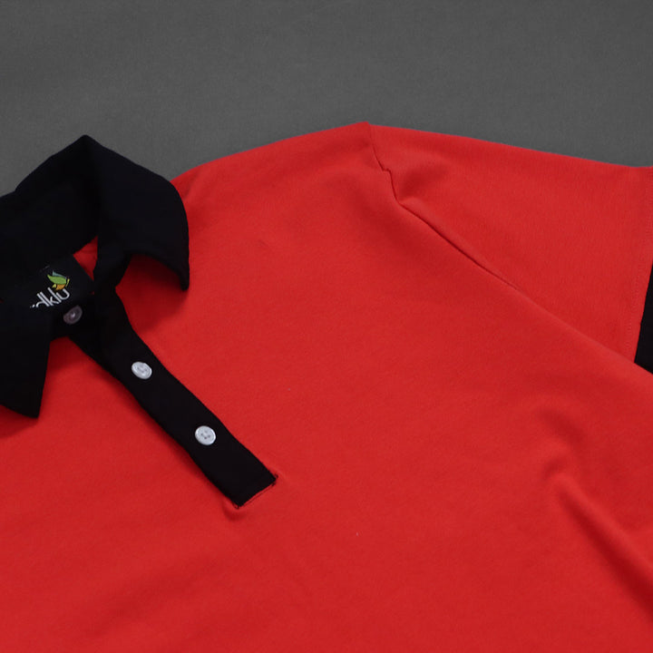 Crimson * Mens Polo Tee#11