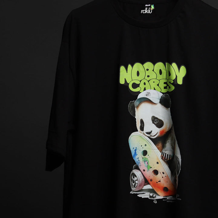 Printed Oversized Tee - THE VOID - MEN'S PRINTED OVER SIZE TEE#67