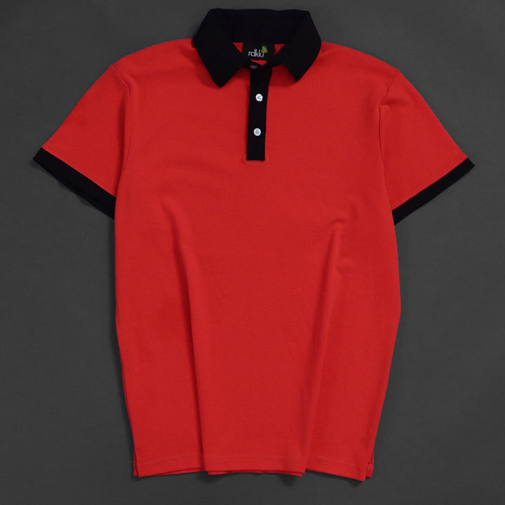 Crimson * Mens Polo Tee#11
