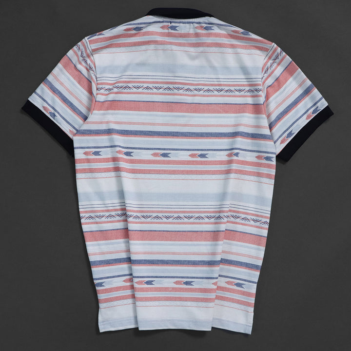 Boho Stripes * Mens Polo Tee#12