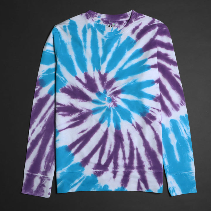 Men Tie And Dyed - Men's  Tie & Dye Co-Ord Sweatshirt Jogger Set#6
