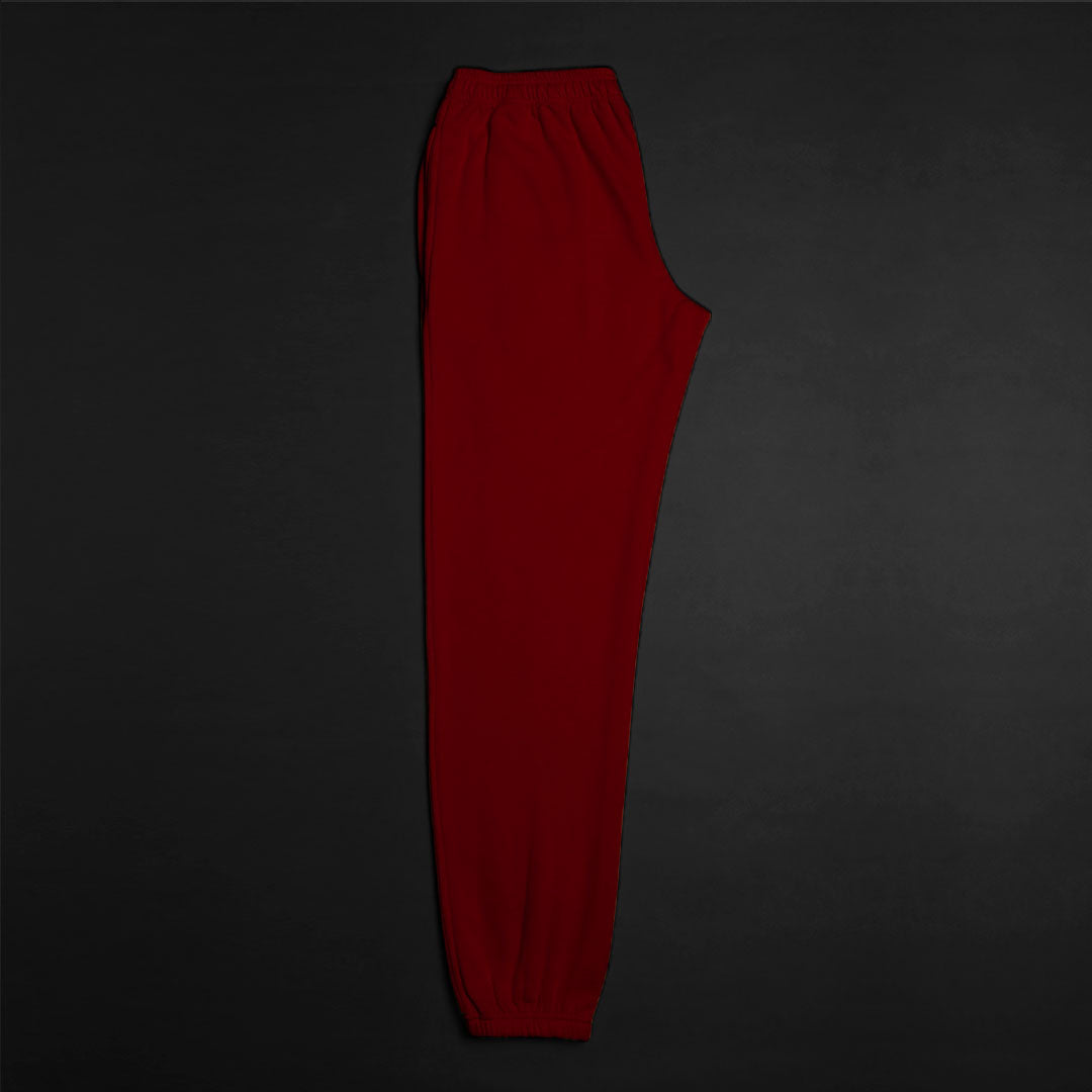 Unisex Red Basic Sweatpant#8