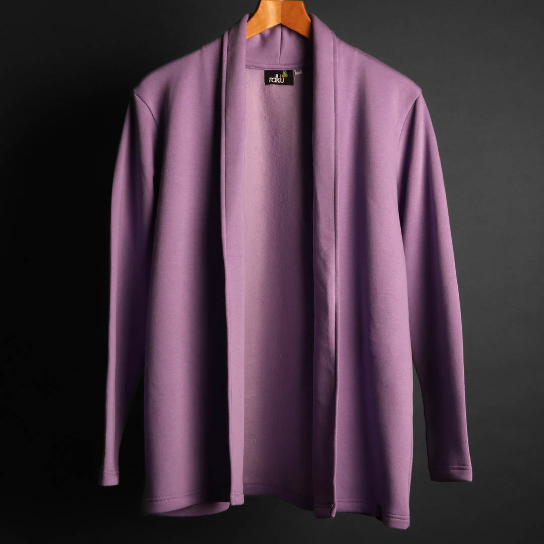 UNISEX WISTERIA PURPLE SHRUG #5 - Main Image