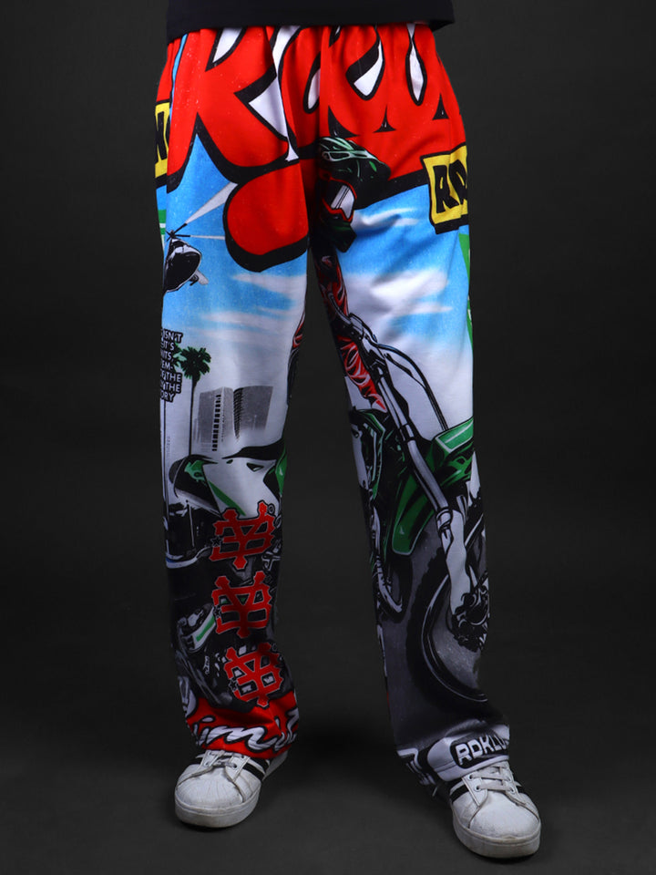 SUPERCROSS * Printed Wide Leg Pant #18