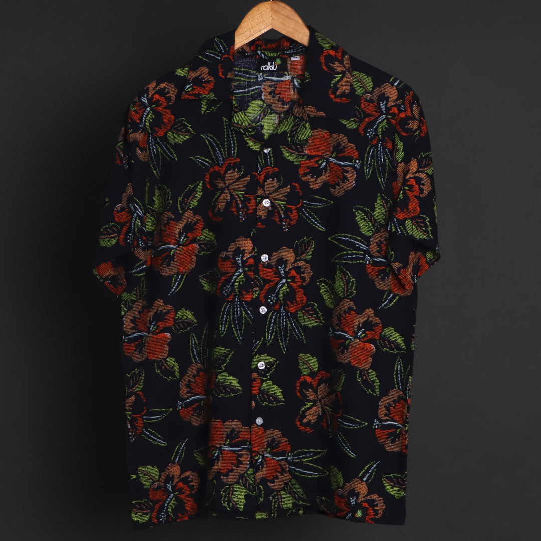 RDKLU Cuban Collar Shirt For Men #127