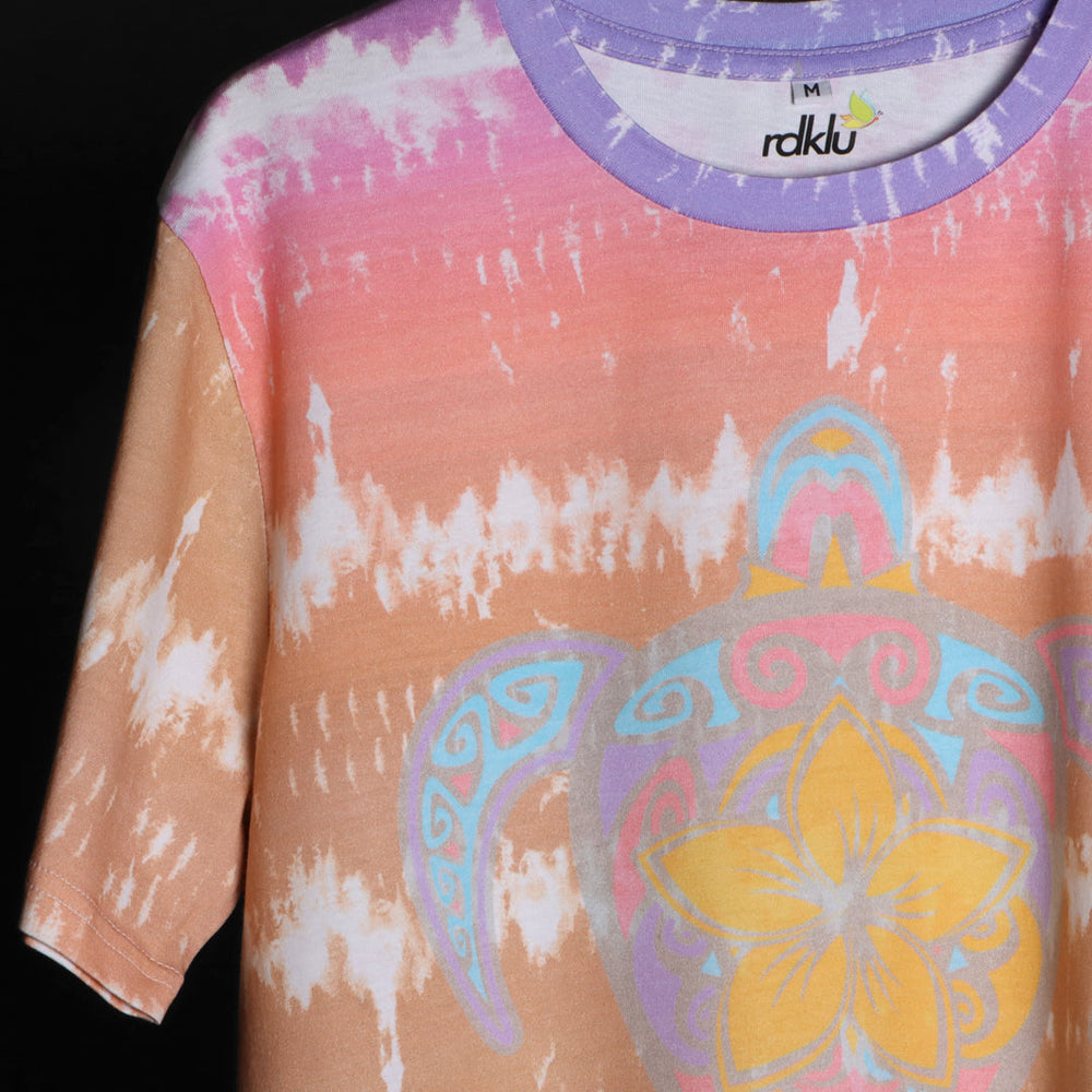Men Tie And Dyed - Easy Swim - RDKLU - Digitally Printed Tie & Dye Tee#34