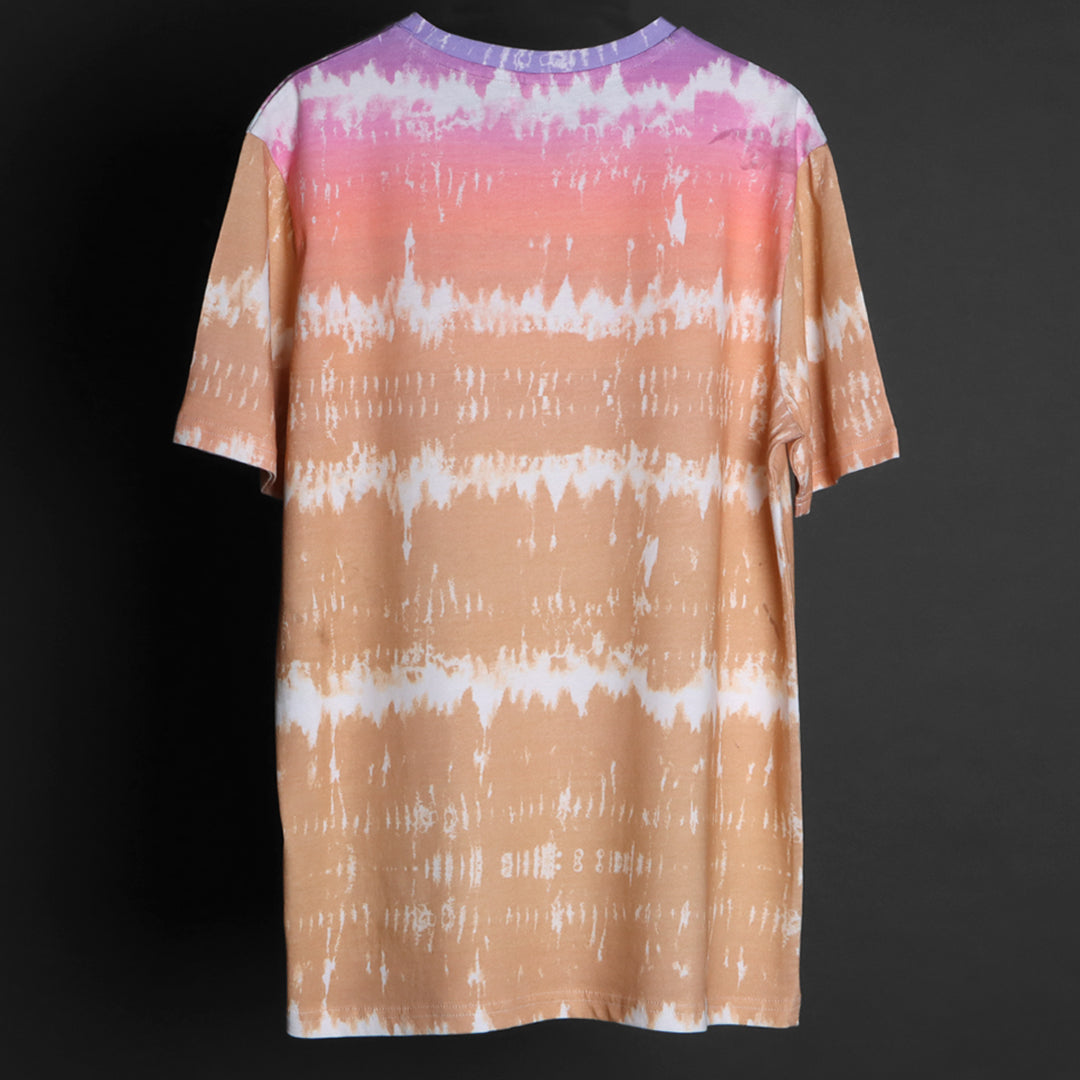 Men Tie And Dyed - Easy Swim - RDKLU - Digitally Printed Tie & Dye Tee#34