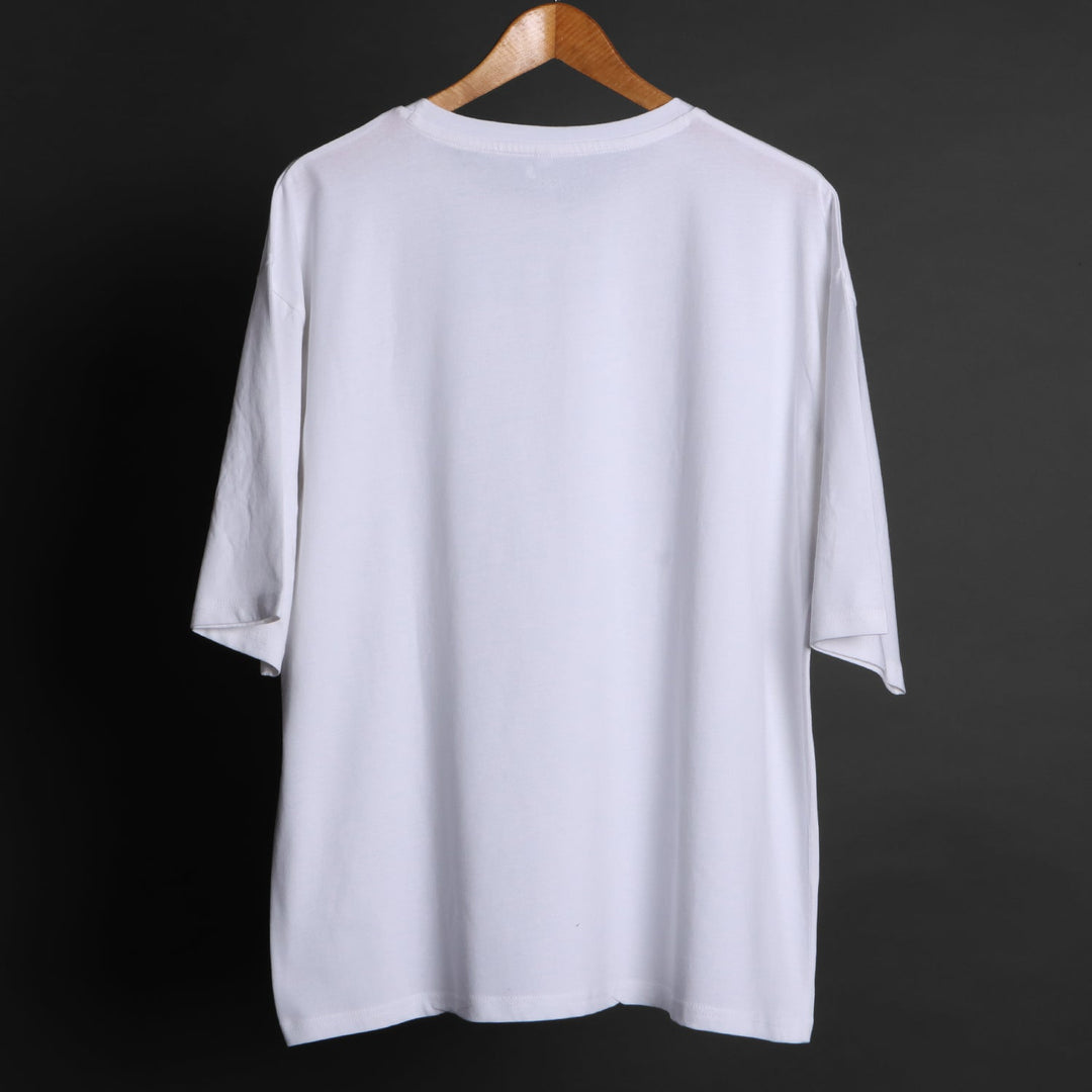 Printed Oversized Tee - NINE TAILS - MEN'S PRINTED OVER SIZE TEE#15