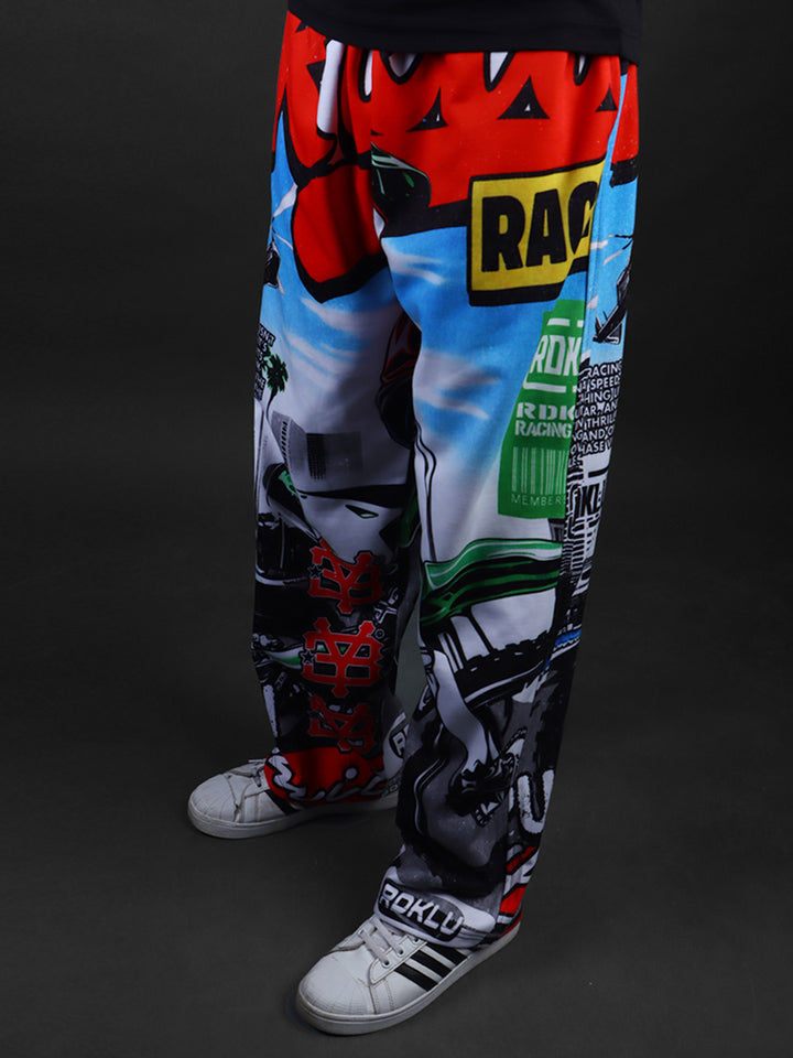 SUPERCROSS * Printed Wide Leg Pant #18