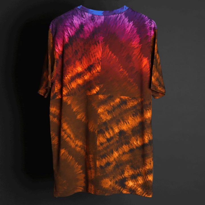Men Tie And Dyed - I'm O.K - RDKLU - Digitally Printed Tie & Dye Tee#36