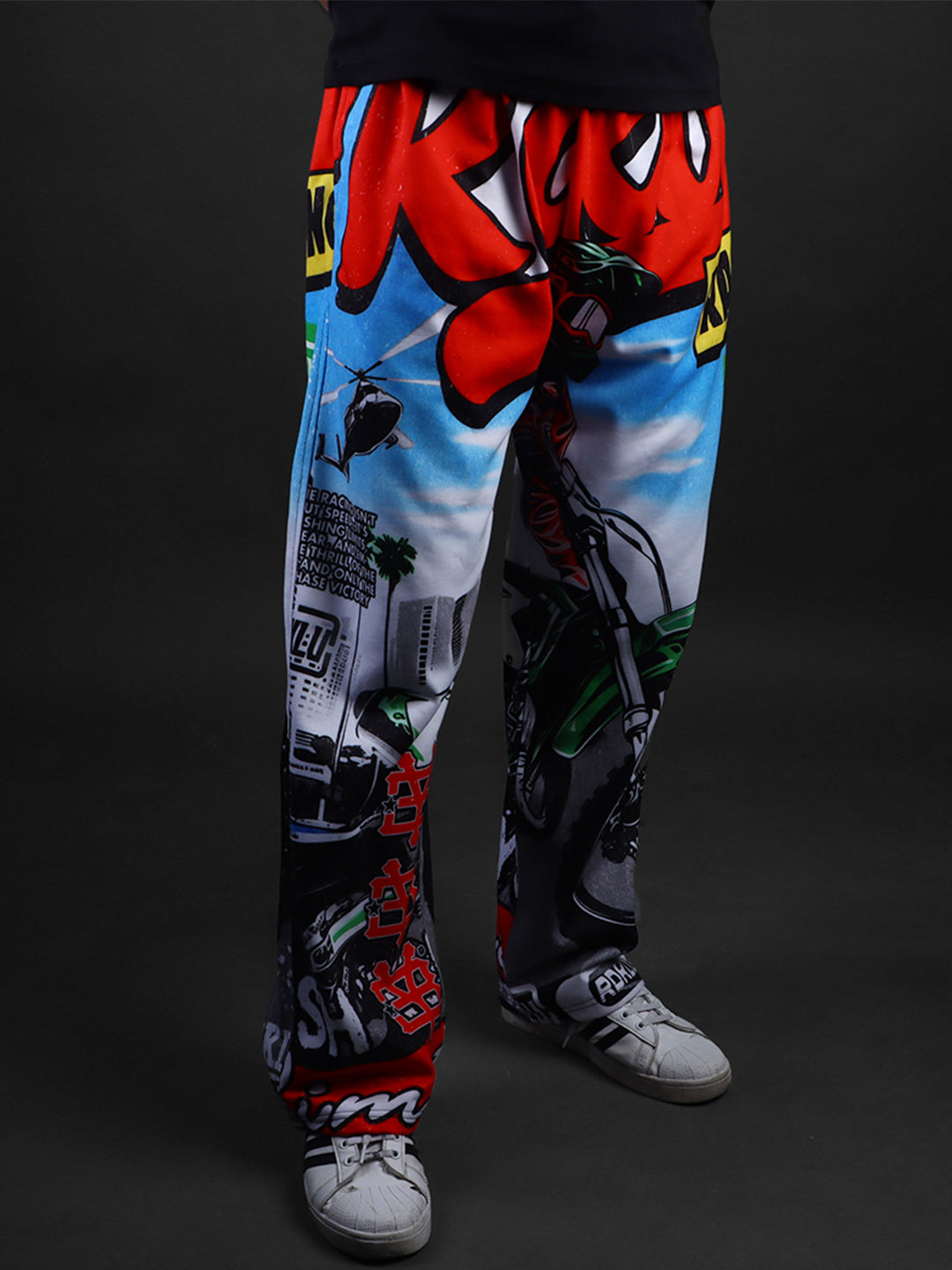 SUPERCROSS * Printed Wide Leg Pant #18