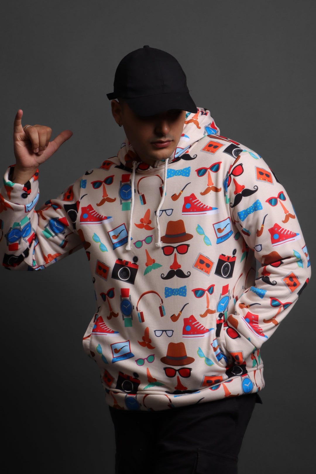 Men's Printed Hoodie - RDKLU-Men's Printed Hoodie#18