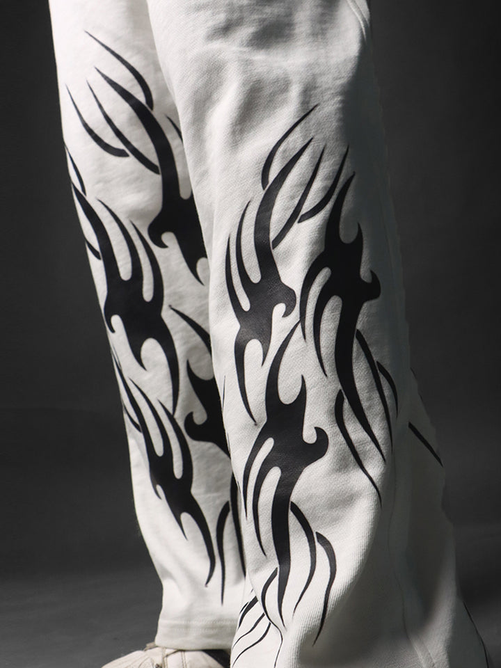HERETIC * Printed Wide Leg Pant # 20