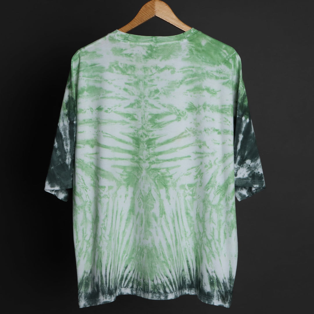 UNISEX OVERSIZE TEE - TIE-DYE UNISEX PRINTED OVER SIZE TEE#32