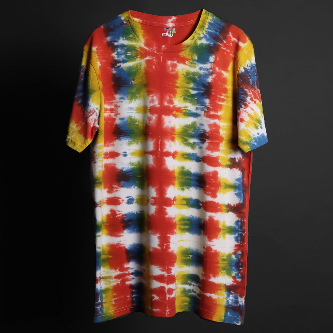 Men Tie And Dyed - RDKLU-Hand Tie & Dye Tee#35