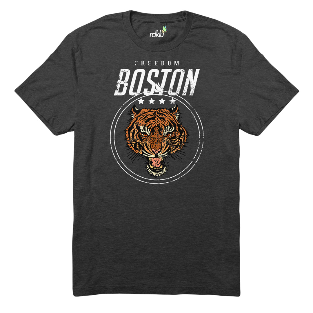 FREEDOM BOSTON * Cotton Printed Tee #53