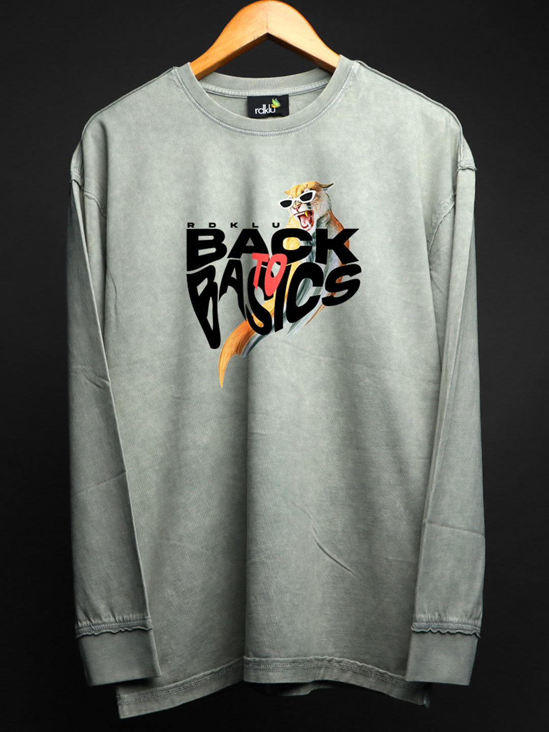 SILVER HAZE * WASHED OUT Printed SWEATSHIRT #20