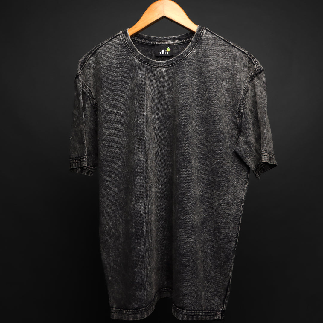 WASHED OUT BASIC * OVERSIZED TEE #5