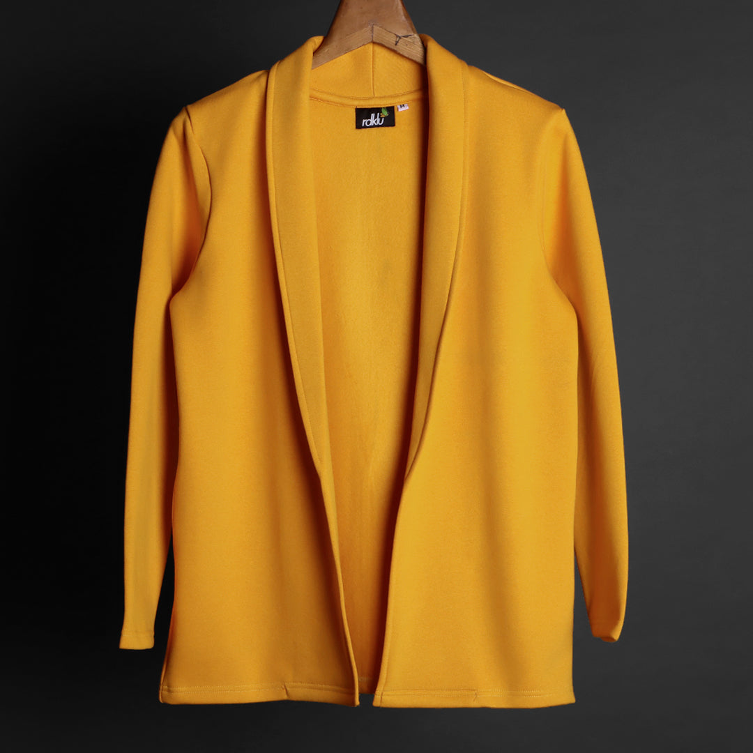 UNISEX GOLD YELLOW SHRUG #3 – RDKLU - Main Image