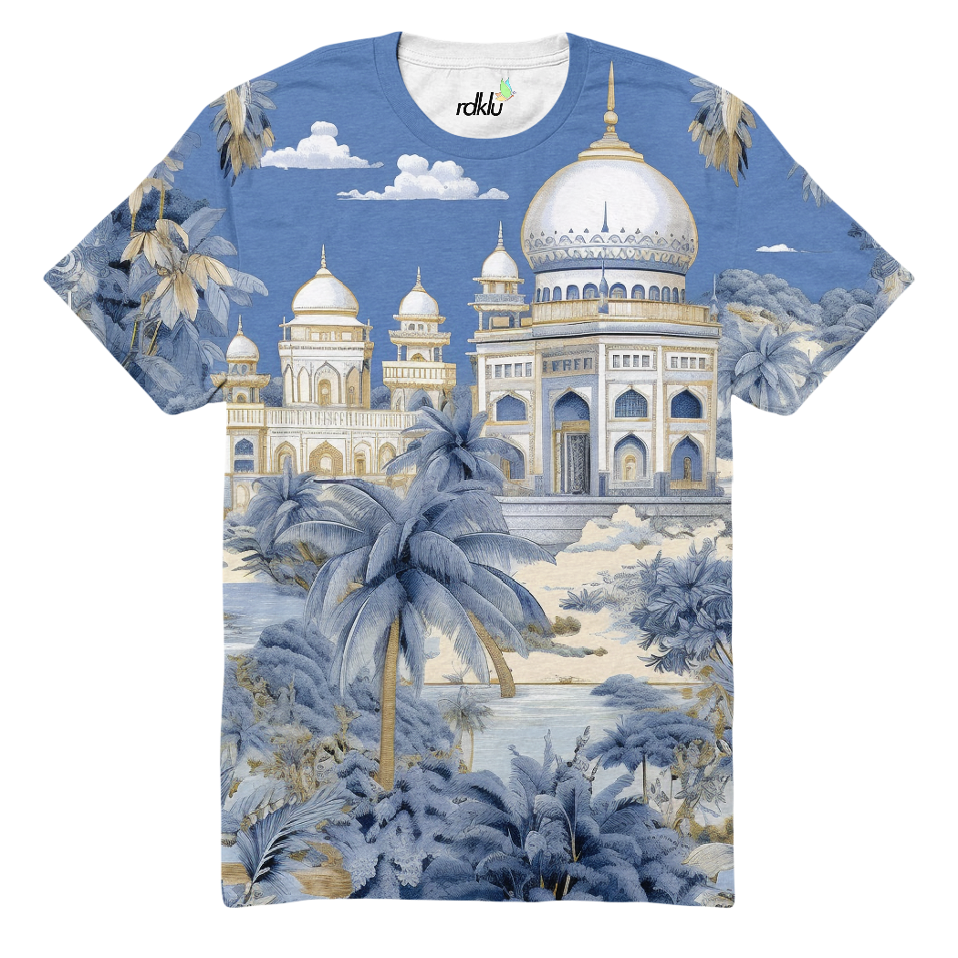 Blue Symphony - RDKLU - Cotton Printed Tee#28