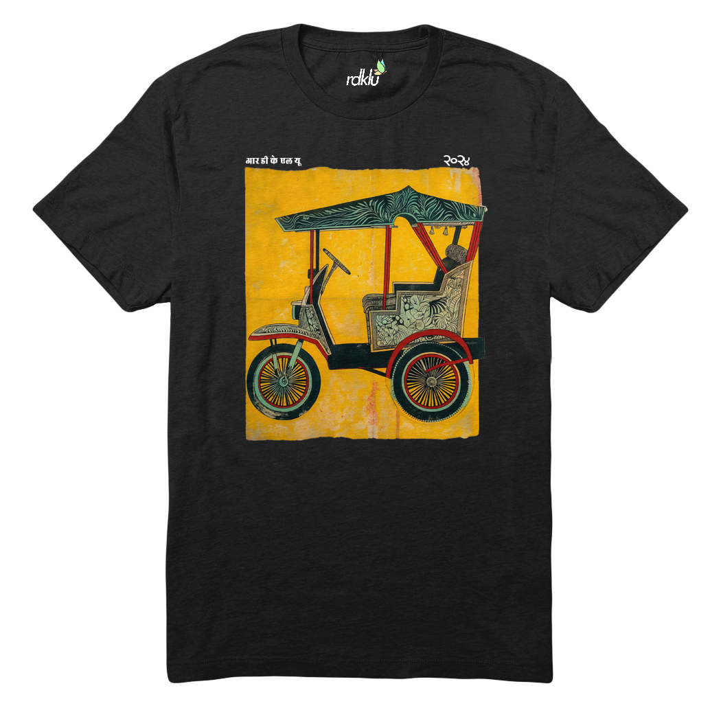 Chalo Black - RDKLU - Cotton Printed Tee#31