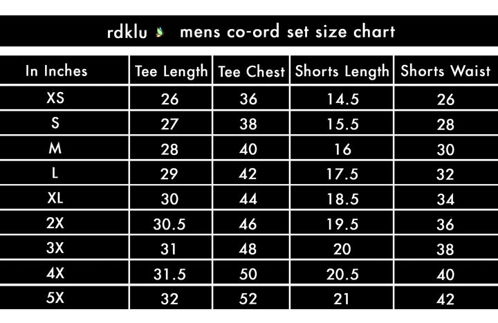 Printed Co-Ord Set - Men's Co-Ord Tee Shorts Set#14