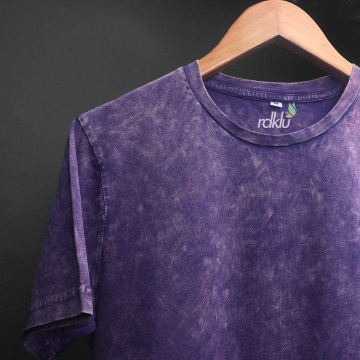 VIOLET - ACID WASH TEE #45