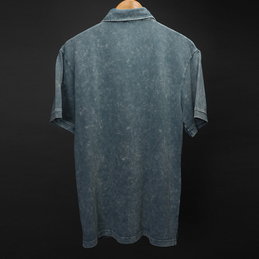 Acid Wash Polo Tee #38