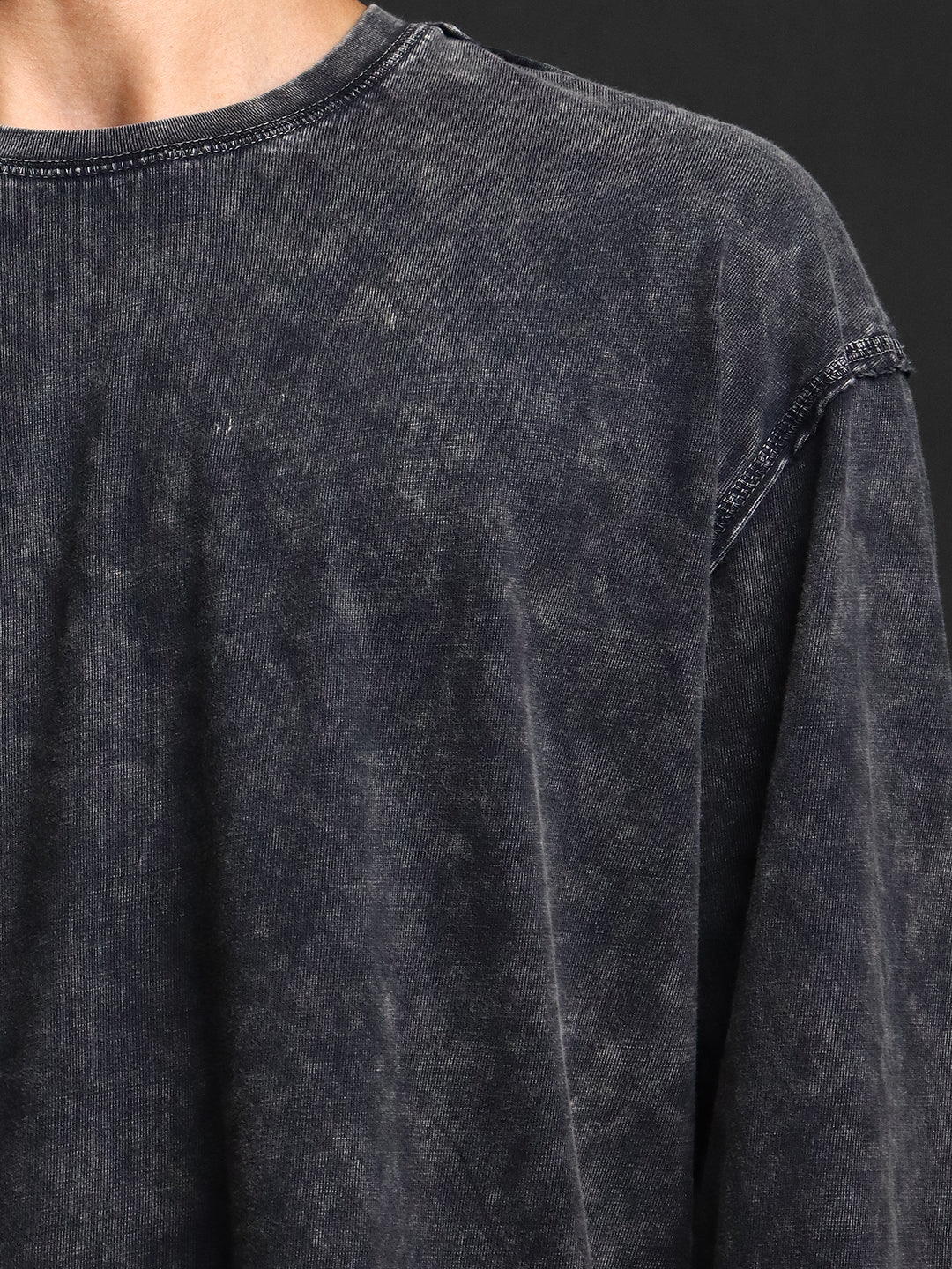 STEEL ASH * WASHED OUT BASIC BASIC LONGSLEEVES TEE #11