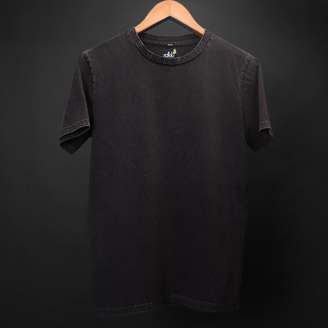 Charcoal Acid Wash Tee #44