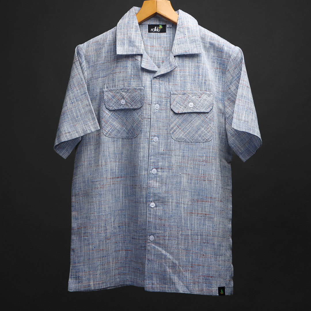EVERMORE * Khadi Cuban Collar shirt #3