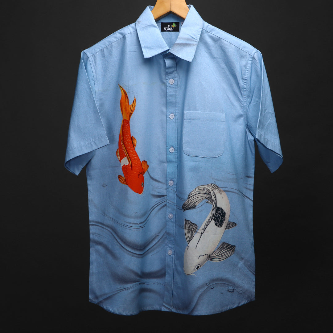 Ocean Koi * Printed Shirt #142