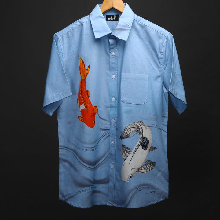 Ocean Koi * Printed Shirt #142