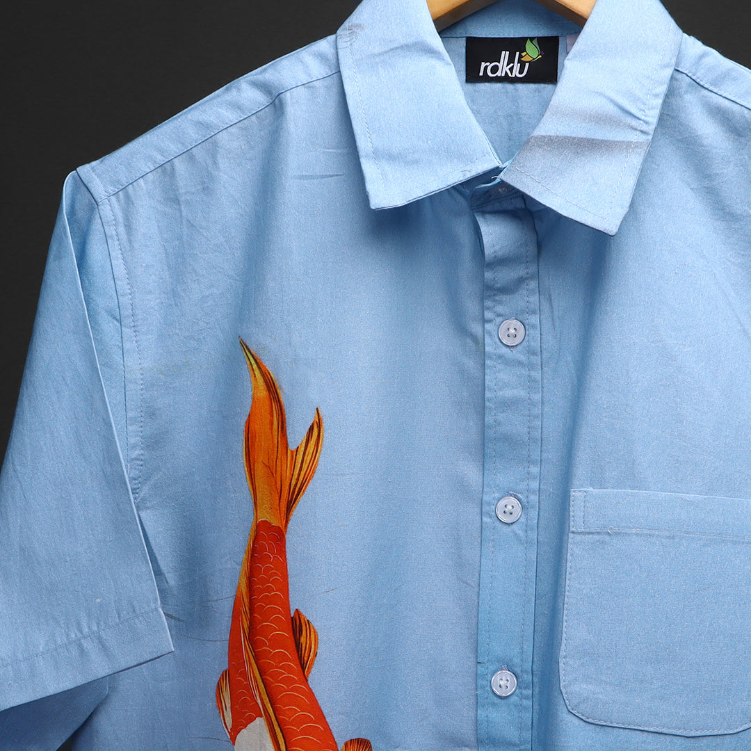 Ocean Koi * Printed Shirt #142