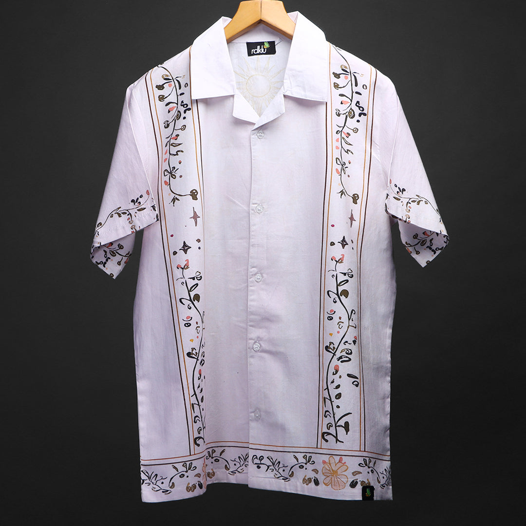 HALO * Cuban Collar Shirt For Men #136
