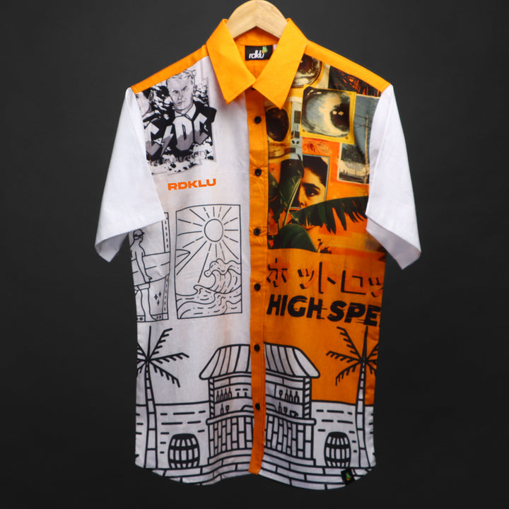 KAME COASTLINE * Printed Shirt For Men #132