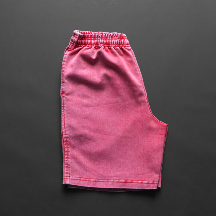 Berry Pink * Acid Wash Regular Short #17