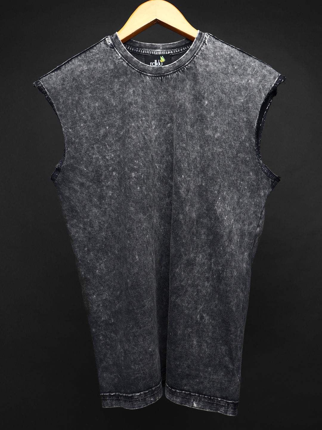 WASHED OUT BASIC * Sleeveless Vest#8