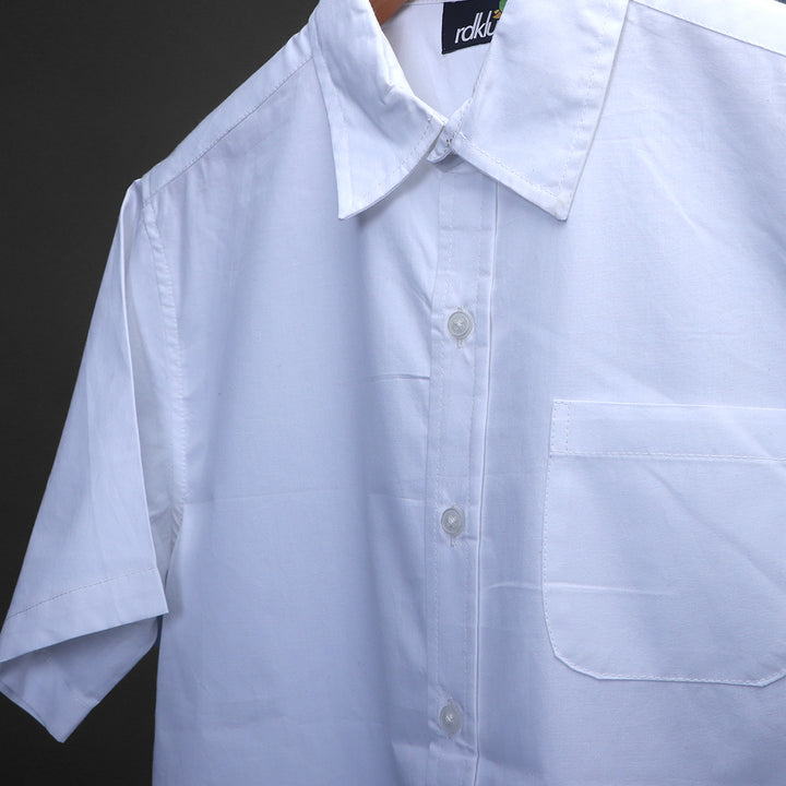 Crisp White * PLAIN SHIRT #12