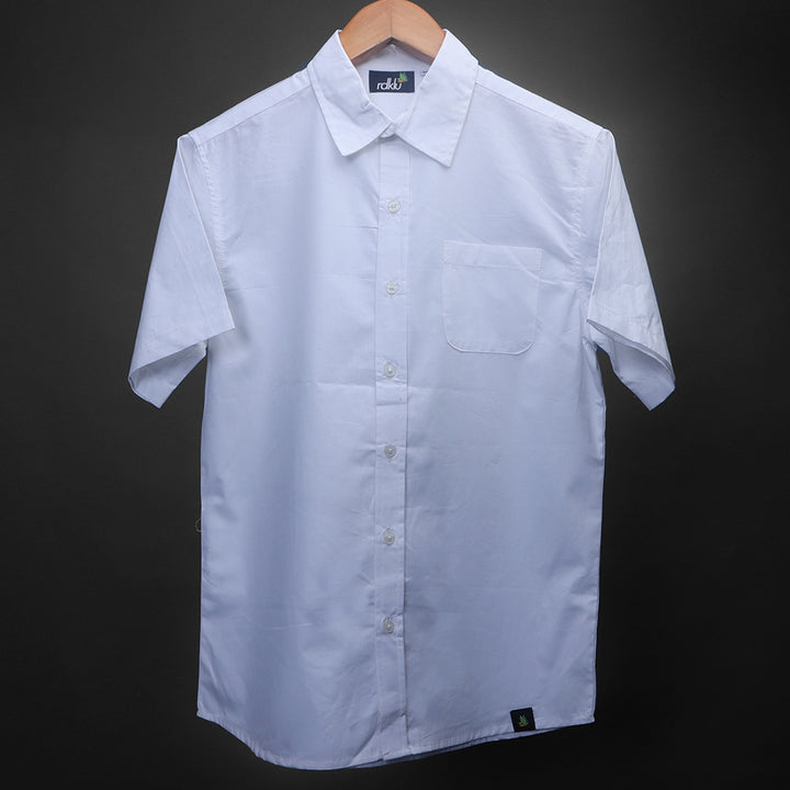 Crisp White * PLAIN SHIRT #12