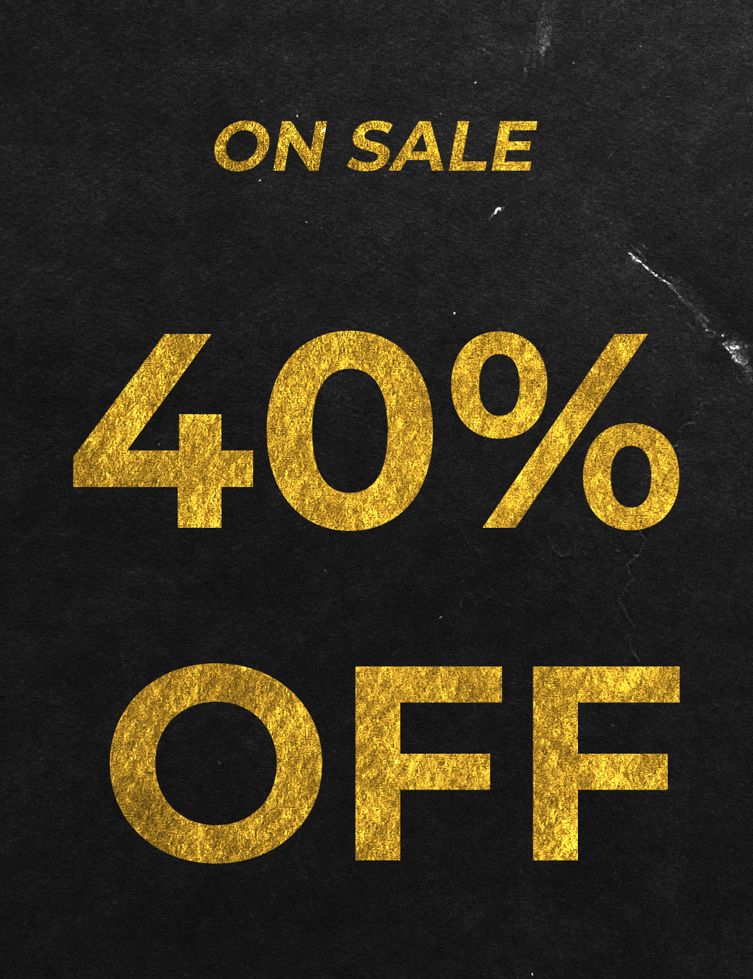 Sale - 40% OFF