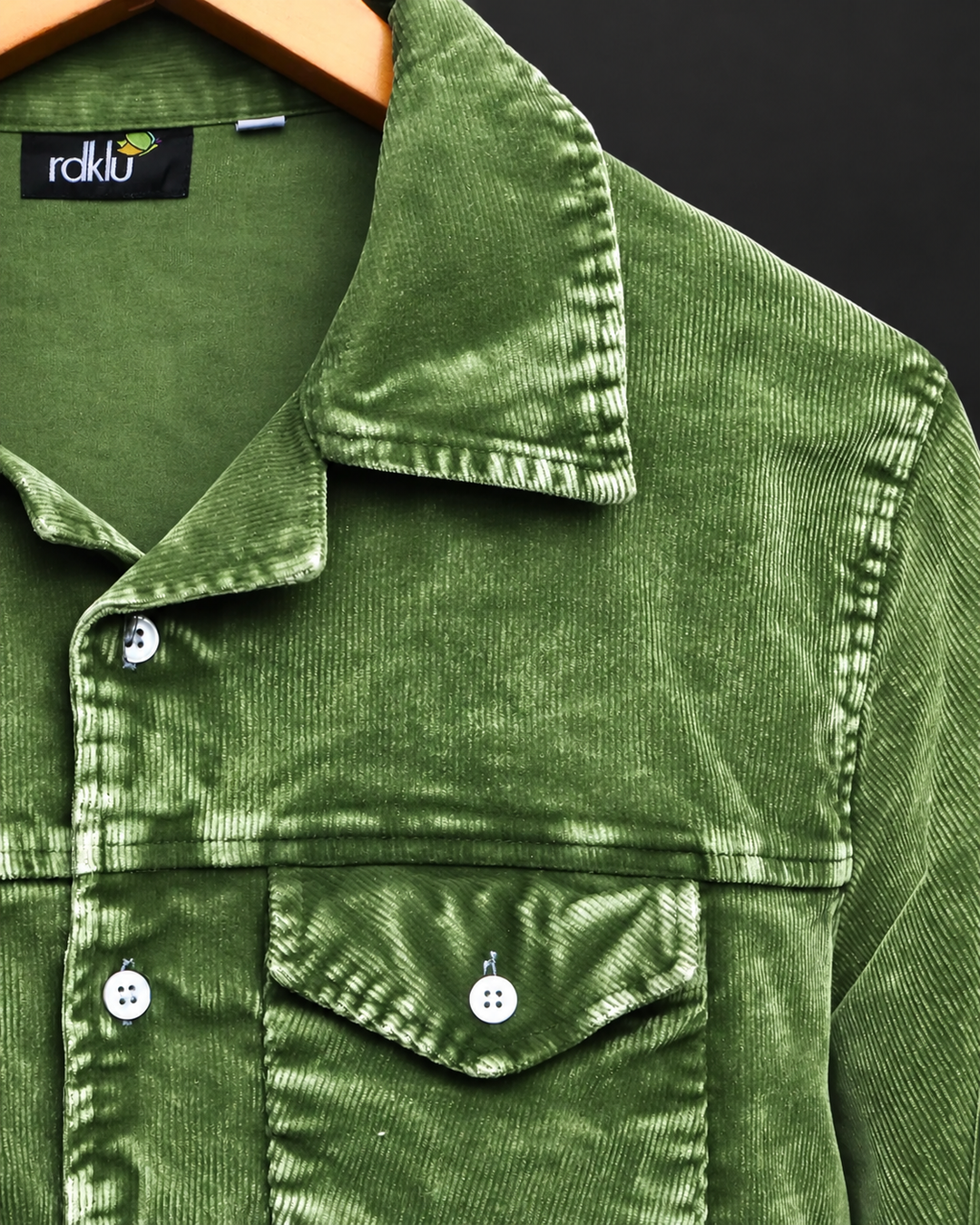 Fernwood Corduroy acid wash Shirt #166