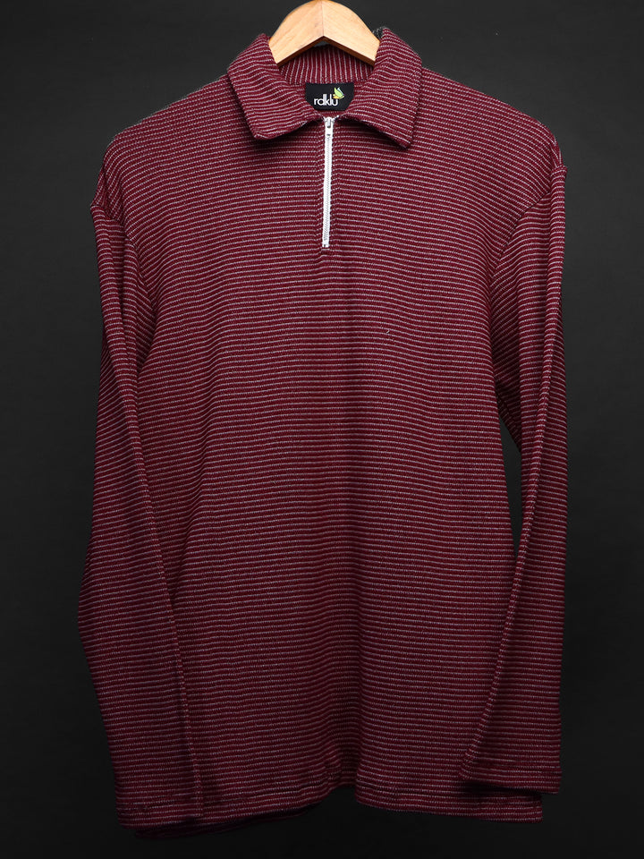 Boho Stripes * Full Sleeve Polo Tee#23