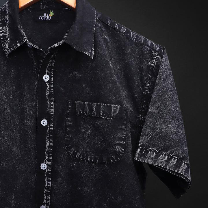 OBELISK * Acid Wash Regular Shirt #47
