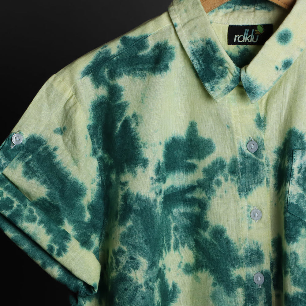 Crop Shirt - RDKLU-TIE & DYE CROP SHIRT#383