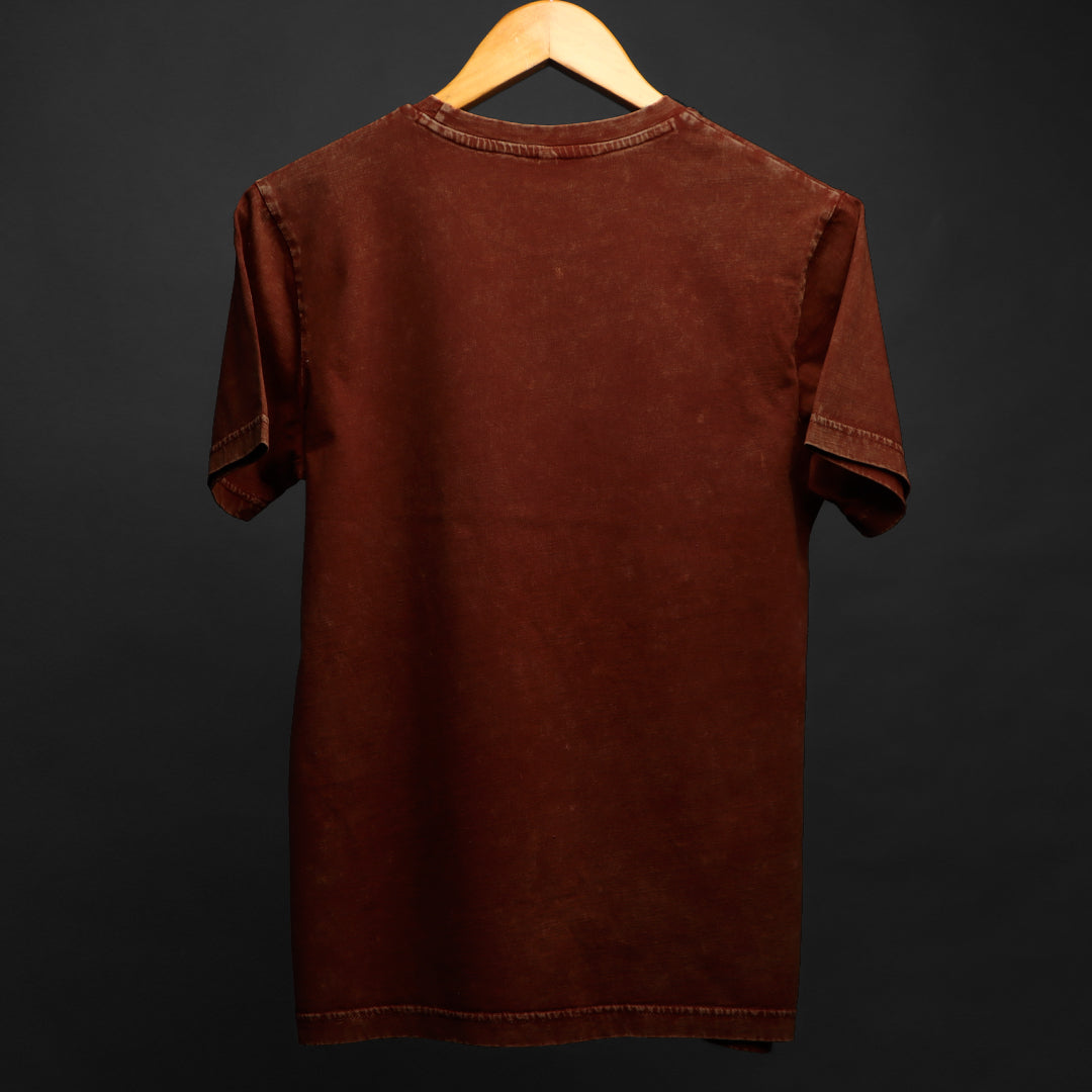 SCARLET - ACID WASH TEE #12
