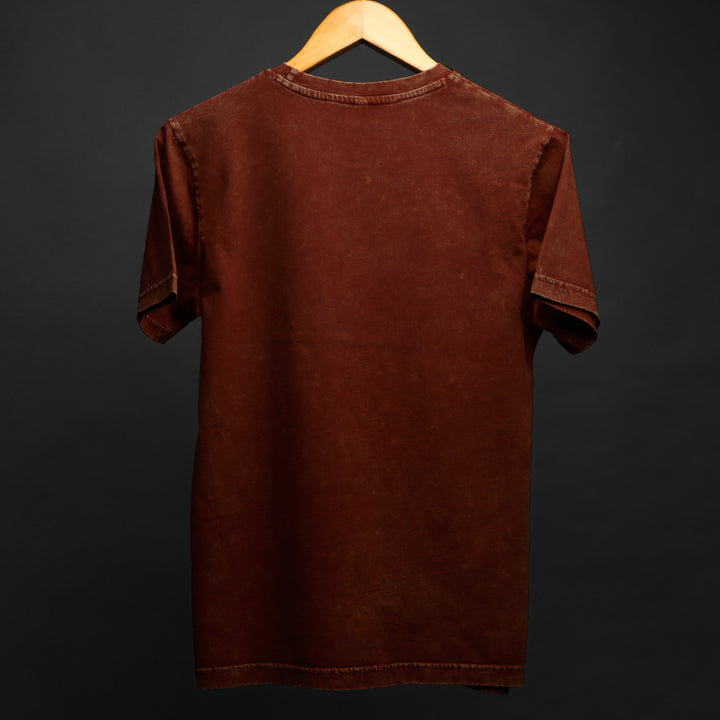 SCARLET - ACID WASH TEE #12