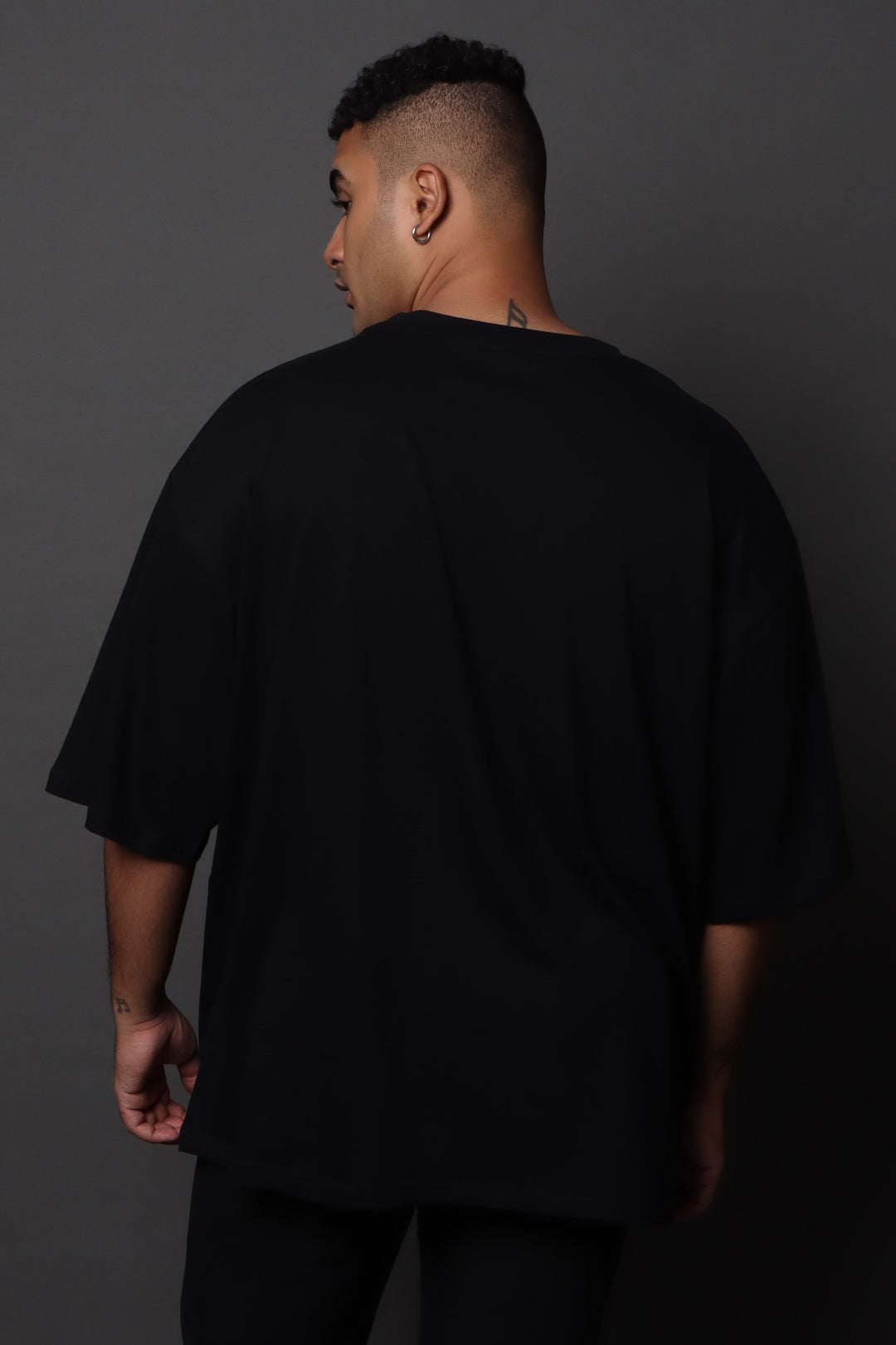 Printed Oversized Tee - MEN'S PRINTED OVER SIZE TEE#68