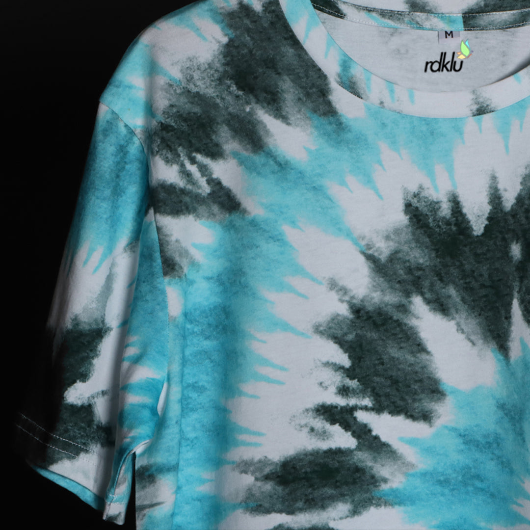 Men Tie And Dyed - RDKLU - Digitally Printed Tie & Dye Tee#28