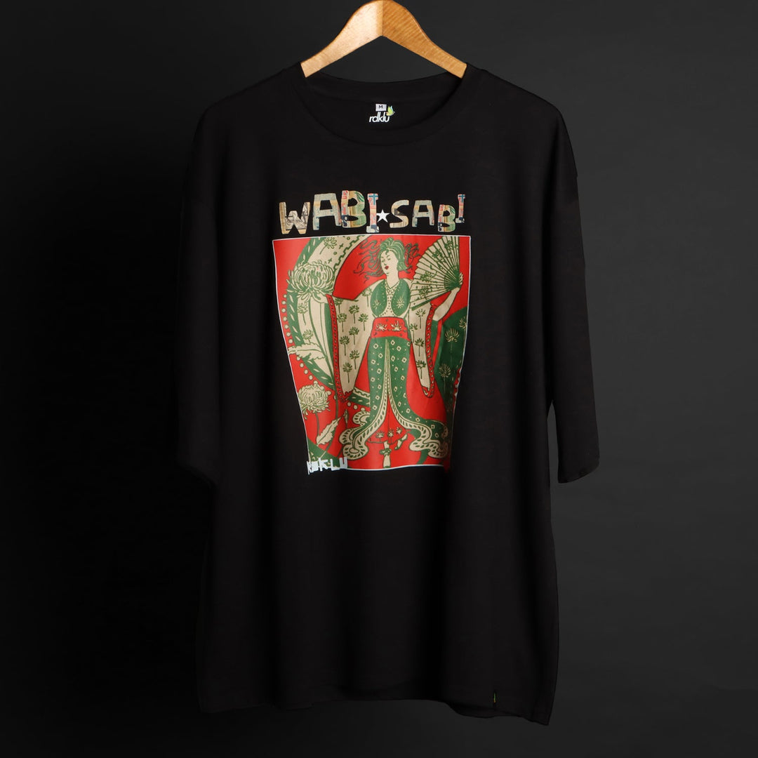 Printed Oversized Tee - WABI*SABI 2.0-MEN'S PRINTED OVER SIZE TEE#23